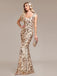 Gold 1920s Halter Dress 3