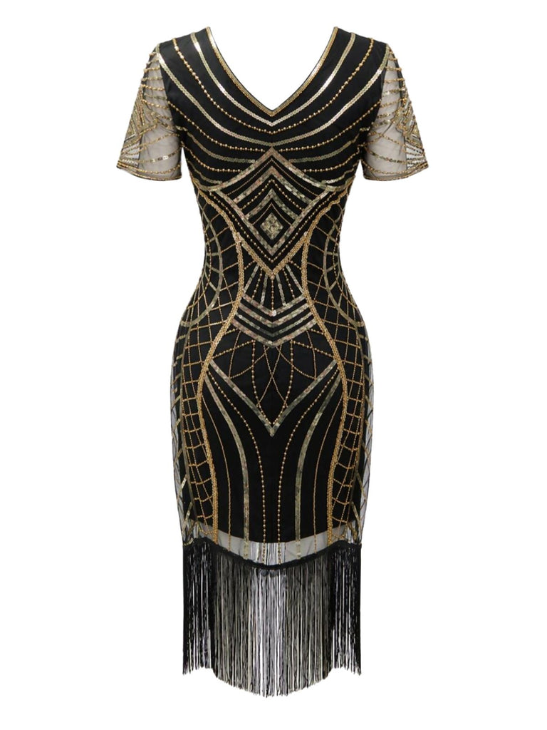 Black 1920s Dress 7