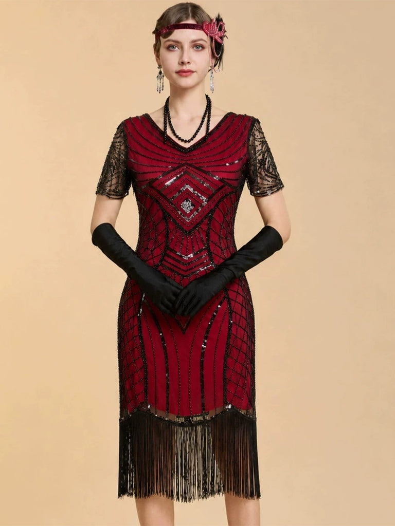 Black 1920s Dress 8