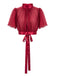 Wine Red 1960s Dress 6