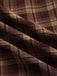 [Pre-Sale] 1950s Brick Red Plaid A Line Skirt 7