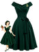 [Pre-Sale] Lake Green V Neck Dress 1