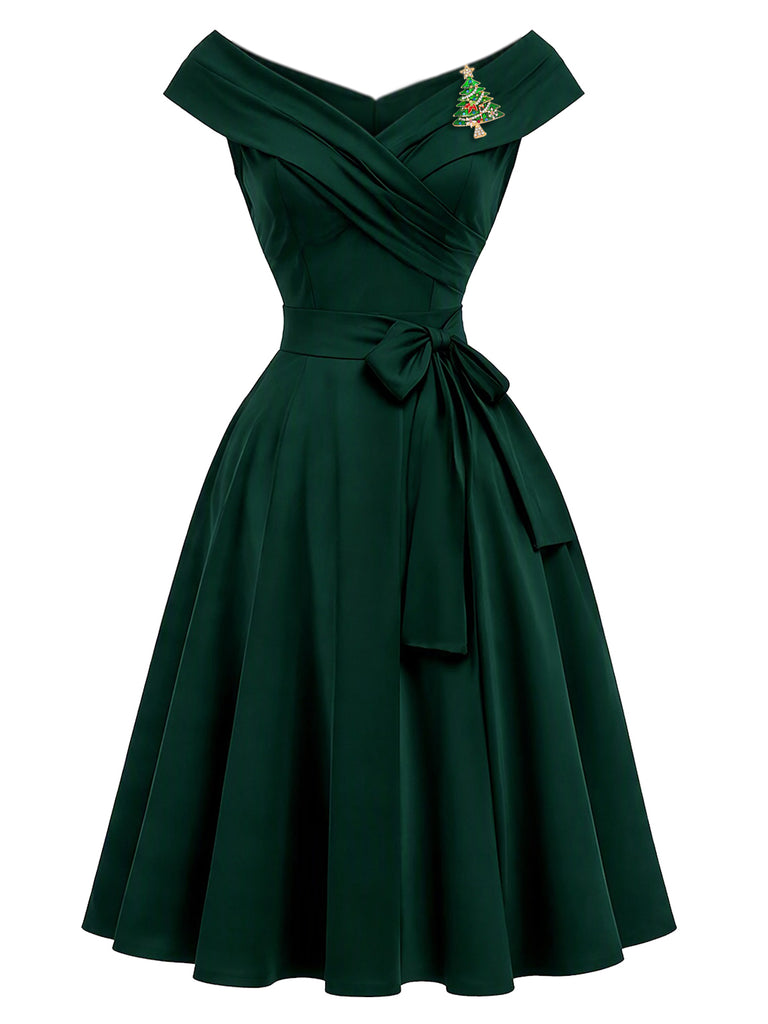 [Pre-Sale] Lake Green V Neck Dress 2