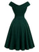 [Pre-Sale] Lake Green V Neck Dress 3