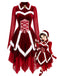 True Red 1950s Christmas Dress 1