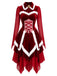 True Red 1950s Christmas Dress 2
