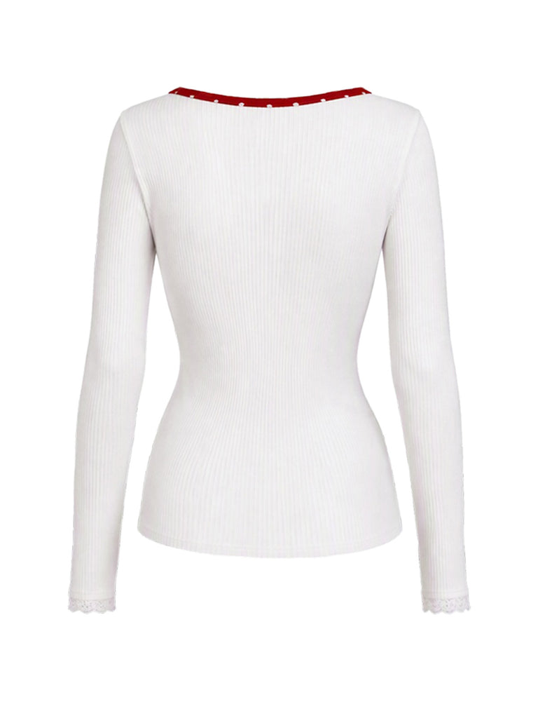 [Pre-Sale] 1960s Knit Layered Look Pajama Top 2
