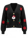 Black 1970s Christmas Jacket 1