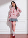 Teddy Bear Bow Jacquard Christmas Sweater 5
