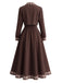 Brown 1930s Dress 3