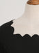 1940s Halloween Haunted House Scallop Neck Swing Dress