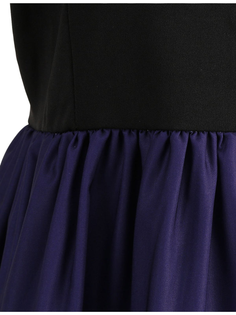 1940s Halloween Haunted House Scallop Neck Swing Dress