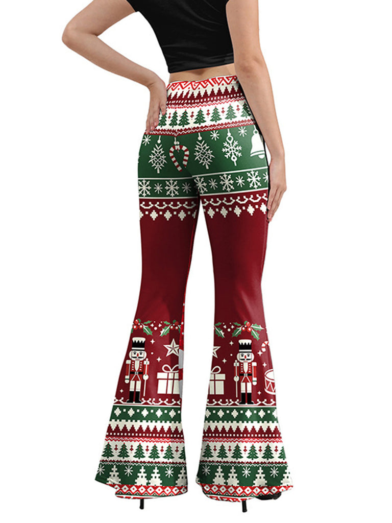 Black 1950s Christmas Pants 5