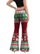 Black 1950s Christmas Pants 5
