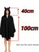 Black 1980s Cat Jacket 3