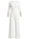 Black 1960s Wide Leg Jumpsuit 4