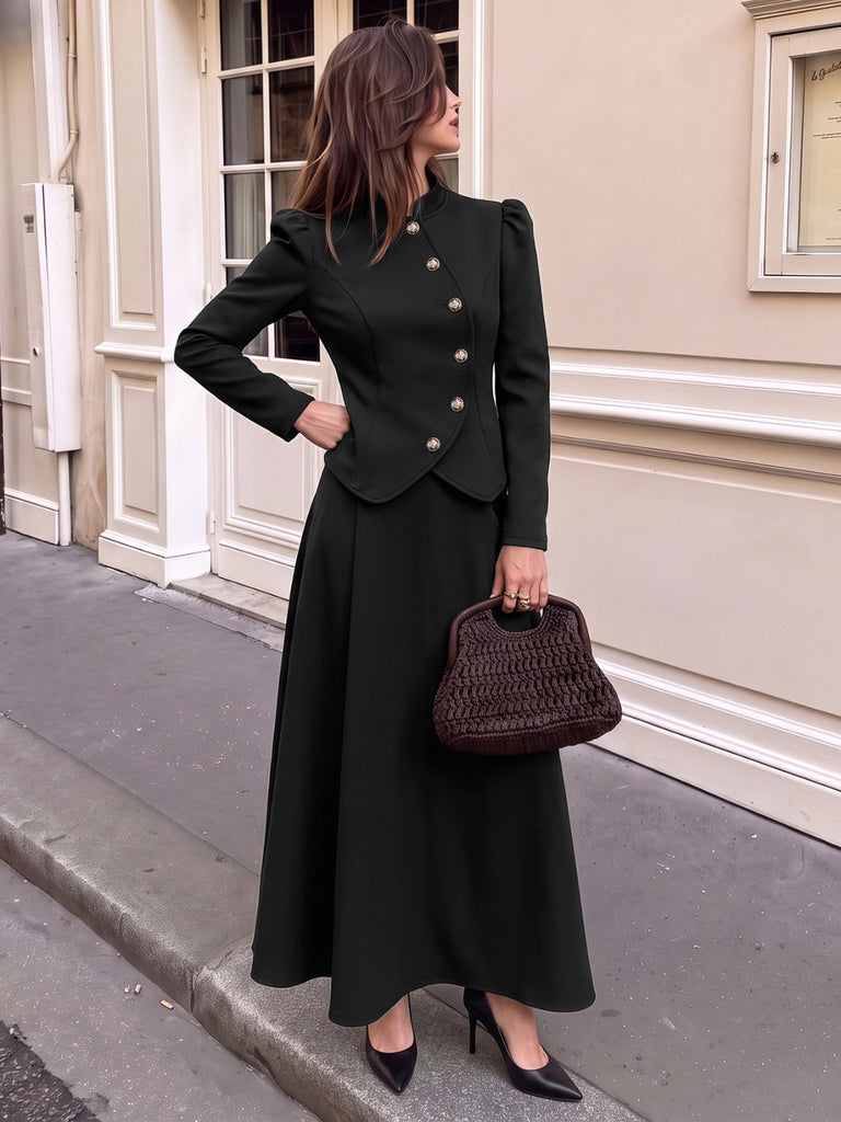 Black 1940s Dress 3