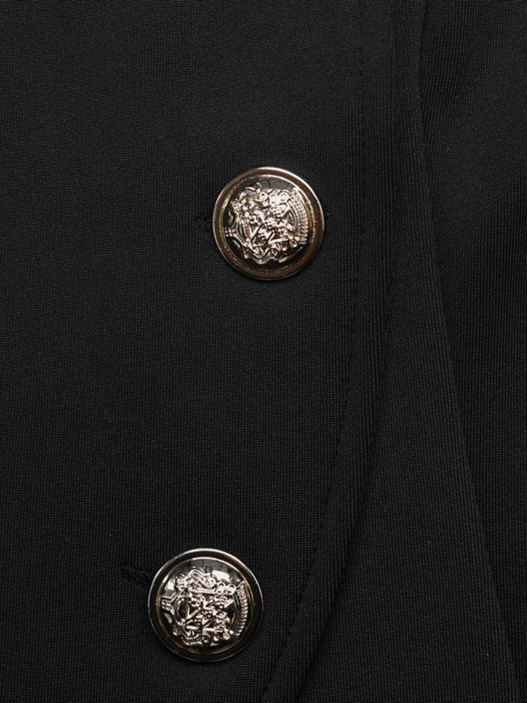 Black 1940s Dress 7