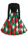 Green 1950s Christmas Dress 2