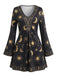 Light Brown 1960s Leopard Print Dress 1