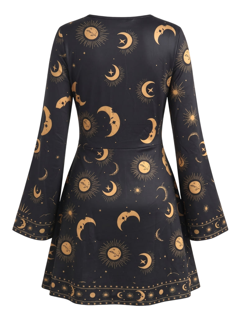 Light Brown 1960s Leopard Print Dress 2