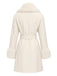 White 1950s Faux Fur Jacket 2