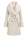 White 1950s Faux Fur Jacket 3
