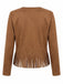 Brown 1940s Fringe Jacket 2