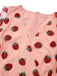 Pink 1960s Strawberry Mesh Mini Dress