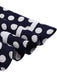 Navy Blue 1950s Polka Dots Lapel Dress