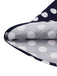 Navy Blue 1950s Polka Dots Lapel Dress