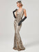 1920s Sequined Floor-Length Charleston Dress