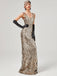 1920s Sequined Floor-Length Charleston Dress