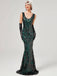 1920s Sequined Floor-Length Charleston Dress