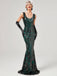 1920s Sequined Floor-Length Charleston Dress