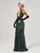 1920s Sequined Floor-Length Charleston Dress