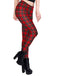 1960s Red Plaids Cute Leggings