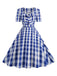 1950s Vintage Sweetheart Bow Swing Dress