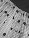 [Pre-Sale] Black 1950s Polka Dots Mesh Off-Shoulder Dress