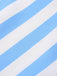 [Pre-Sale] Blue 1940s Boat Neck Stripes Bow Dress