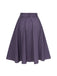 [Pre-Sale] Purple 1940s Solid Skirt with Belt