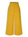[Pre-Sale] 2PCS Yellow 1940s Ditsy Floral Blouse & Cropped Pants