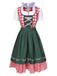 Traditional Oktoberfest Bavarian Carnival Dirndl Dress