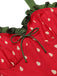 [Pre-Sale] Red 1950s Strawberry Ruffle Straps Romper