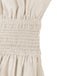 Beige 1950s Lace Patchwork Square Neck Dress