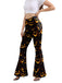 1960s Halloween Pumpkin Ghost Flare Pants