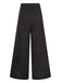 1930s High Waist Wide Leg Solid Pants