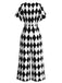 [Pre-Sale] 1930s Halloween Gingham Plaid Jumpsuit