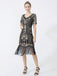 1920s Fringe Sequin Flapper Dress