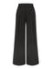 2PCS Black 1930s Halter Vest Top & Wide Leg Pants